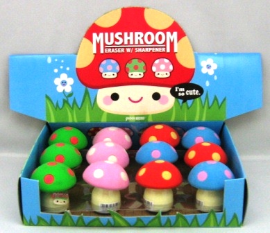 taille-crayon+gomme champignon
